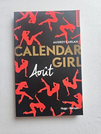 Livre calendar girl août