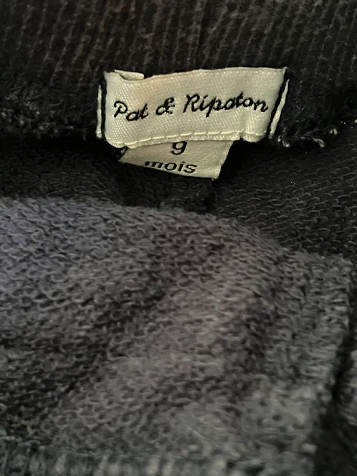 Lot de 5 pantalons jogging + 1 sweat 9 mois - photo numéro 4