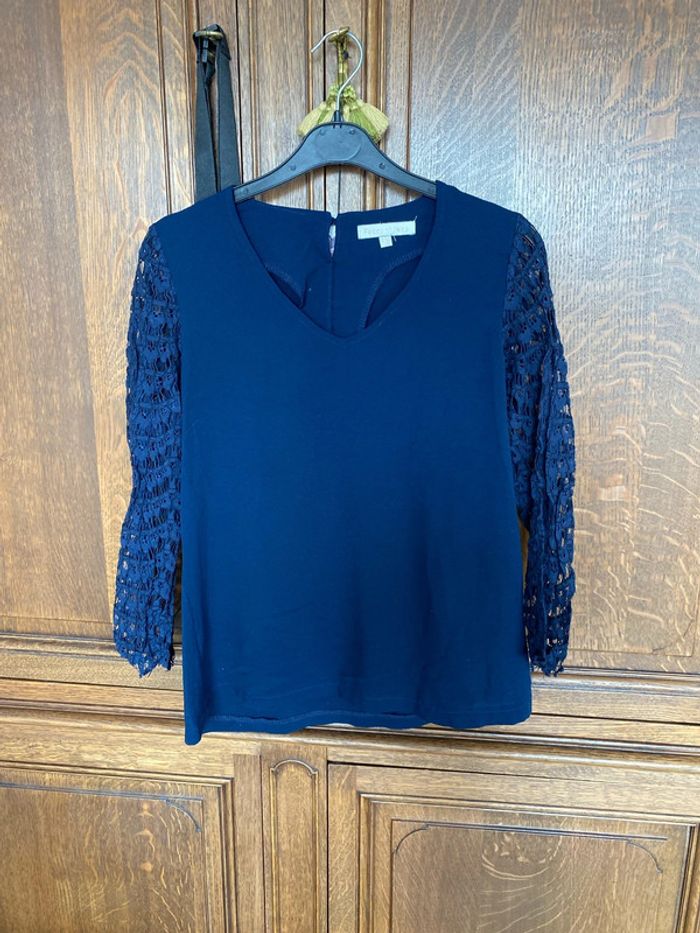 Blouse bleu