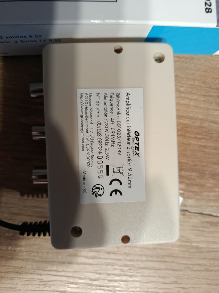 Amplificateur optex 1028 - photo numéro 3