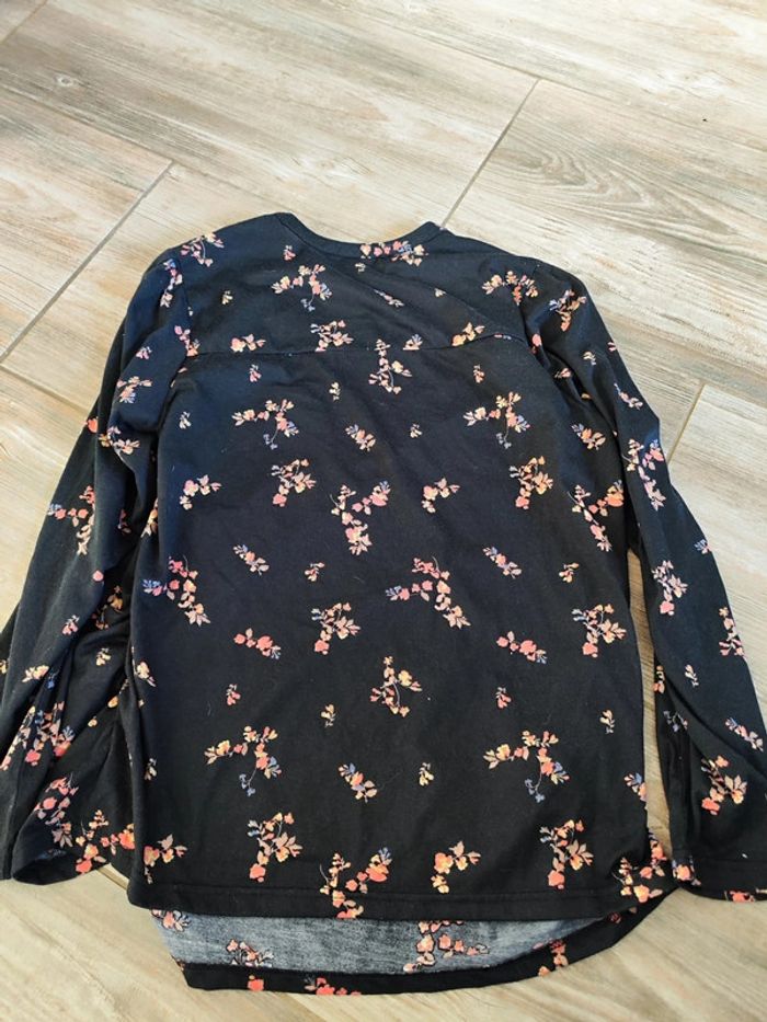 Haut manche longue à fleurs Mum by Gemo Taille L - photo numéro 3