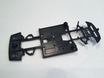 Châssis inférieur pièce détachée miniature Ferrari 275 GTB 4 1966 1/24 Burago #A25