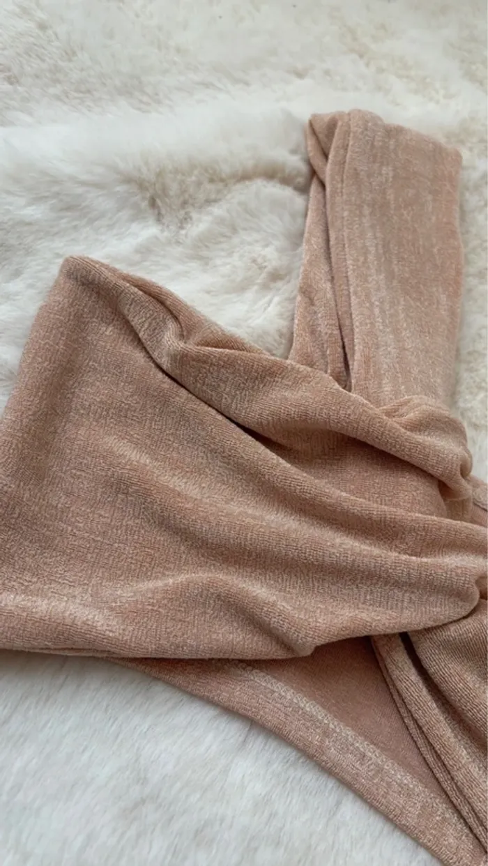 Haut bandeau croisé ocre - photo numéro 2