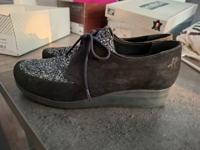 Chaussure ville pailleté