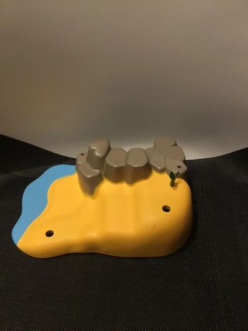 Playmobil 4139 plaque base île des pirates rochers sable eau et mini cactus pièces détachées