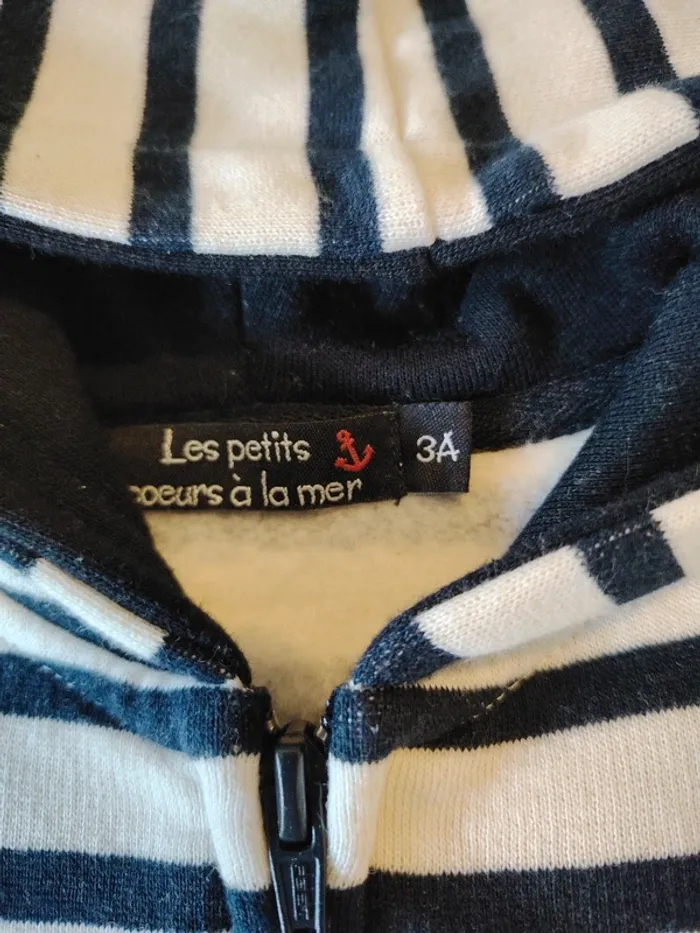 Gilet les petits cœurs à la mer - photo numéro 4