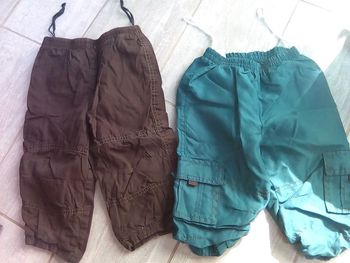 Lot de deux pantalons marque textile plus