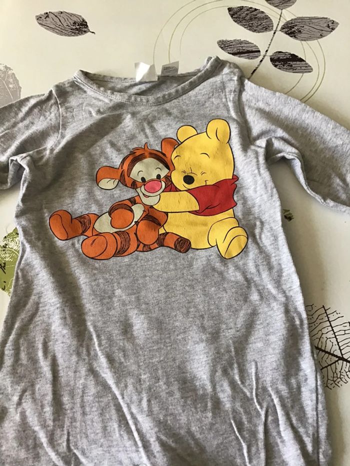 Pyjamas 6/9 mois Disney Winnie l’ourson - photo numéro 2