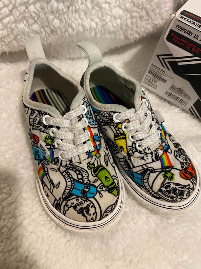 Baskets chaussures crayola série limité - photo numéro 2