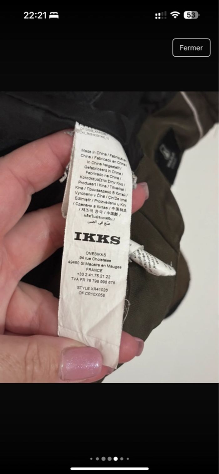 Doudoune / veste d’hiver IKKS 12 ans - XS ado - photo numéro 2