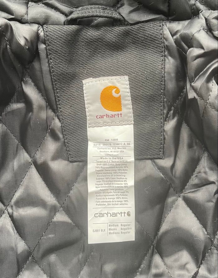 Veste active jacket Carhartt style rework noir - Taille M - photo numéro 4