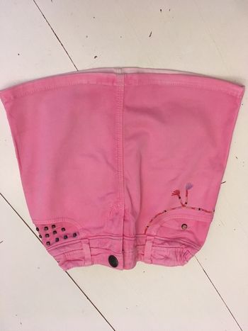 Jupe droite rose