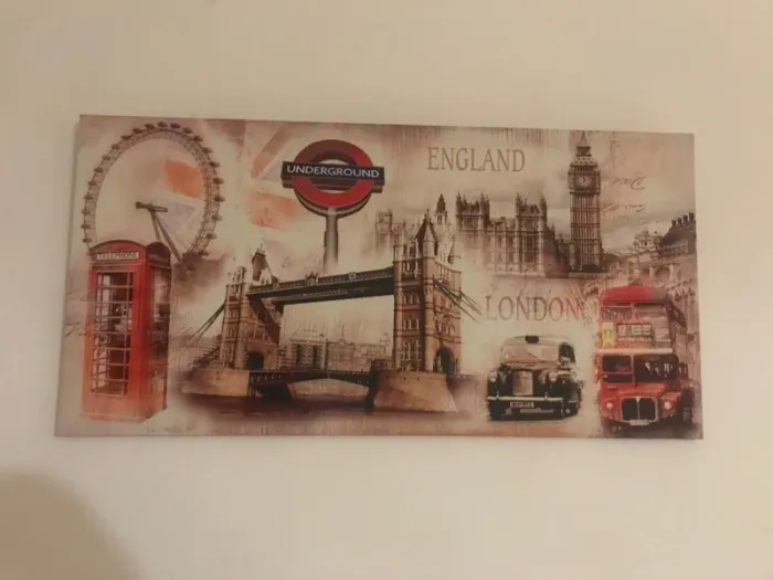 Tableau déco Londres – 80×40 cm - photo numéro 4