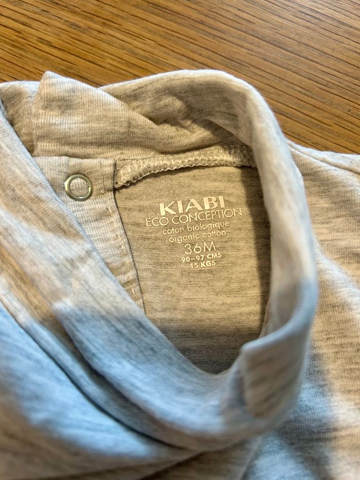 Lot t shirt col roulé 3 ans kiabi - photo numéro 3