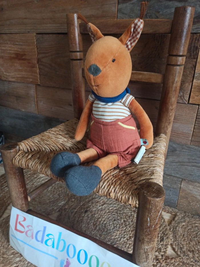 peluche musicale écureuil moulin roty tbe - photo numéro 2