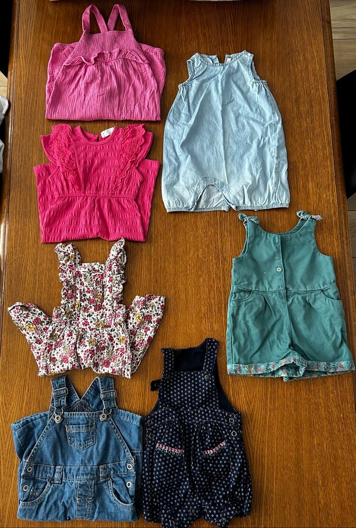 LOT 100 vêtements fille 6 mois - photo numéro 4
