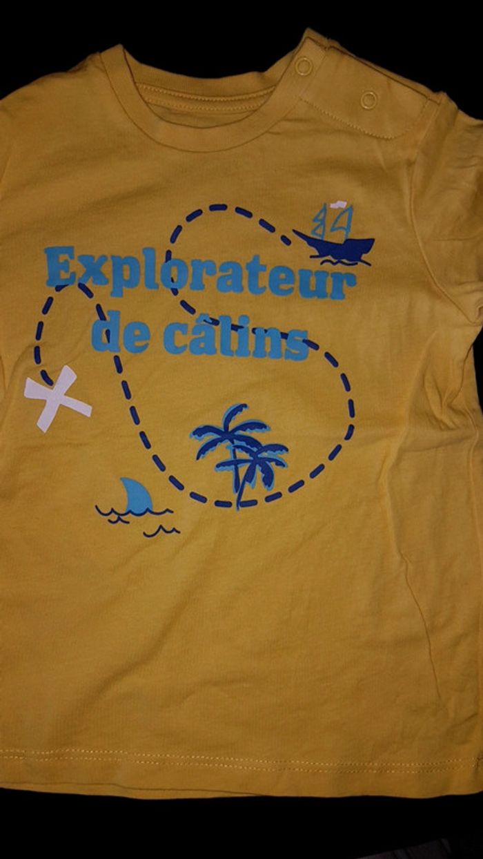 Lot de tee shirts garçon 24 mois - photo numéro 4