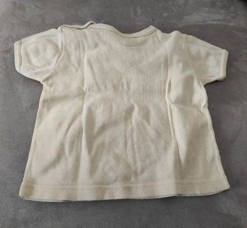 Tee-shirt jaune clair 12 mois
