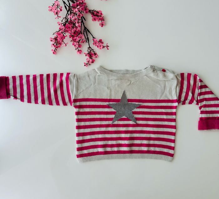 Pull Vertbaudet bébé fille 2 ans