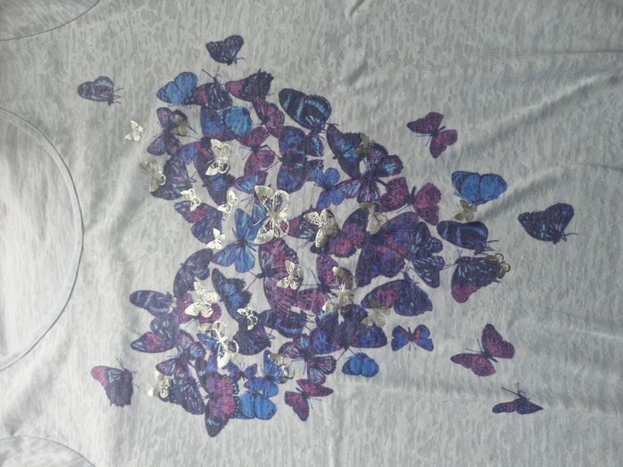 T-shirts manches courtes 36 Camaïeu Bleu clair - photo numéro 5