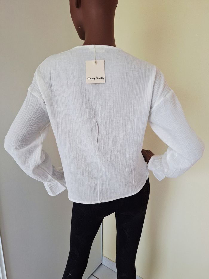 Chemise en coton taille M marque Suzzy & Milly - photo numéro 4