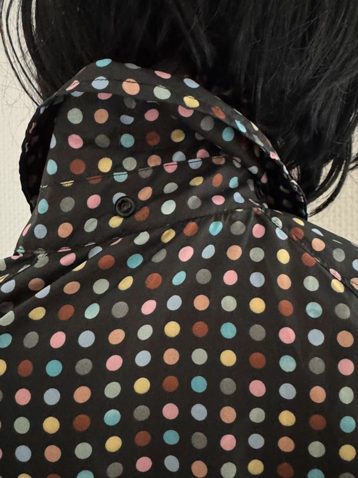 Veste de Pluie Ample style Vintage à Pois - Taille 42 - Petit Prix - photo numéro 6