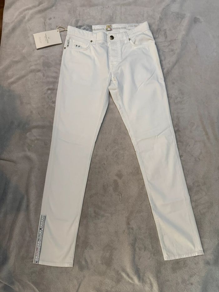 Tramarossa - Jean d'été slim, Blanc, taille 32 - photo numéro 6