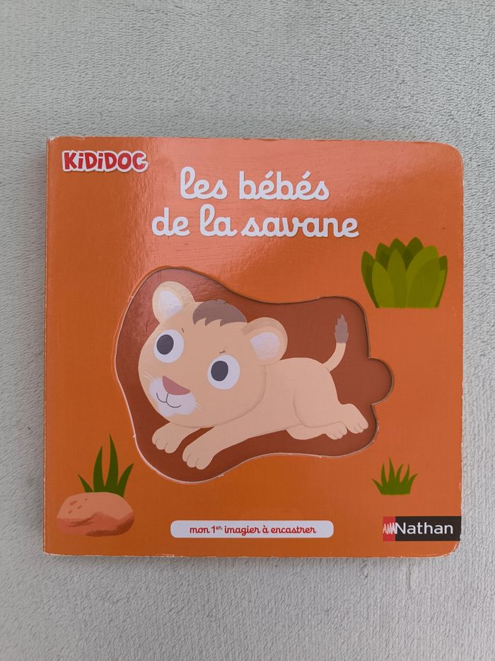 Livre Kididoc Les bébés de la savane Nathan - photo numéro 2