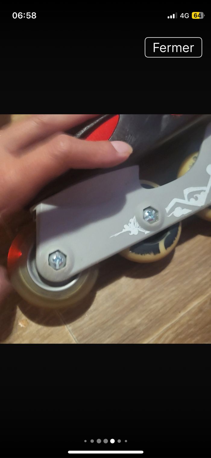 Roller alignée taille 32/34  mixte - photo numéro 6