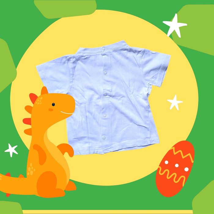 T-shirt à message pour bébé garçon "C'est qui le + sage ?" taille 9 mois - photo numéro 2