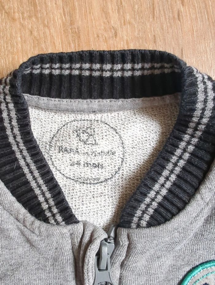 Veste teddy garçon Papa m'habille 24 mois - photo numéro 3