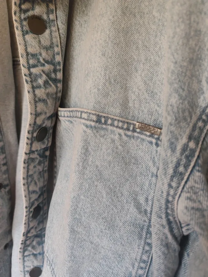 Veste en jean cropp L - photo numéro 3