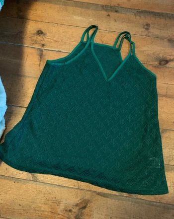 Débardeur femme SHEIN – Vert sapin – Taille S – État neuf