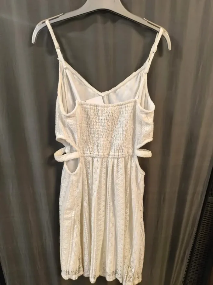 304435 robe blanc dentelle femme M jennyfer - photo numéro 2