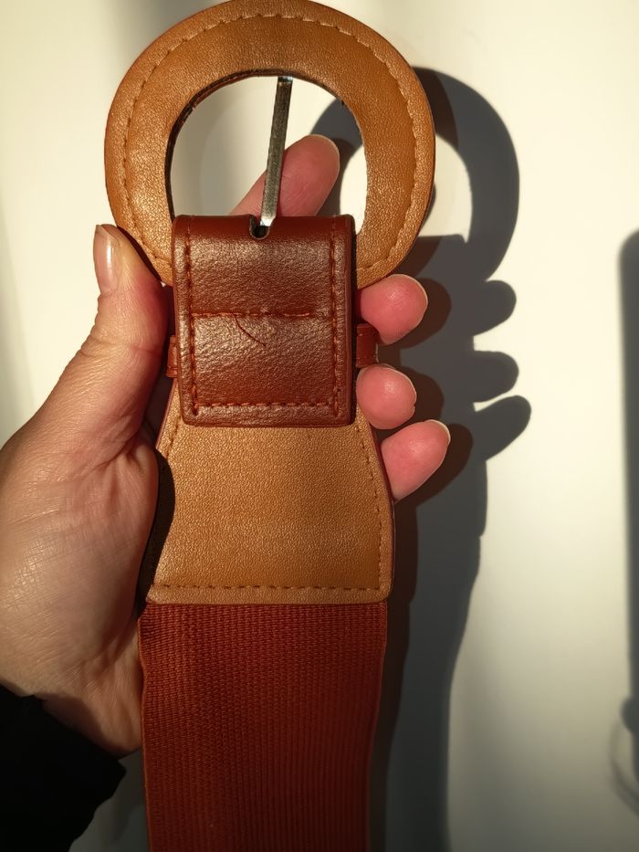 Ceinture élastique marron - photo numéro 5