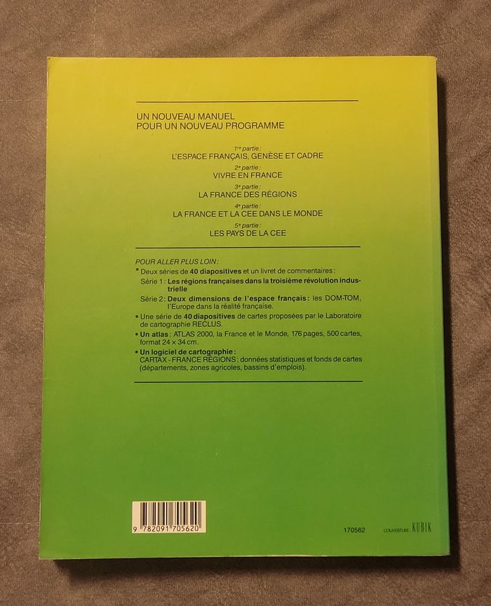 Géographie 1re - Nouveau programme paru en 1988 Jean-Robert Pitte - photo numéro 6