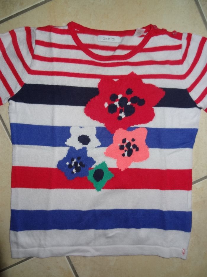 Pull coton OKAIDI 10ans - photo numéro 2