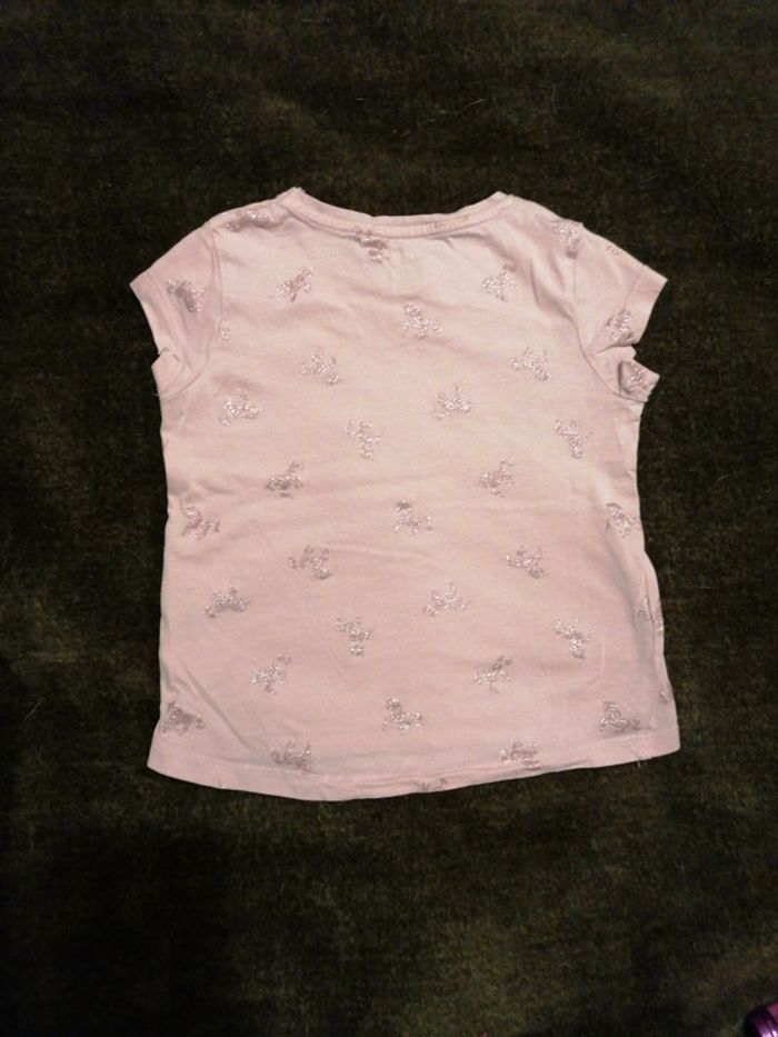 T-shirt rose 24/36 mois H&M - photo numéro 4