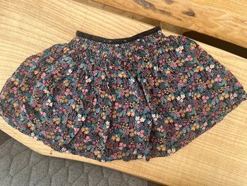 Jupe à fleurs automne hiver tape à l’œil 4 ans élastique