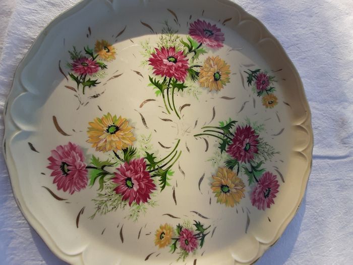 Plat porcelaine  française vintage Revol