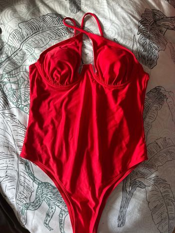 Maillot une pièce Shein rouge