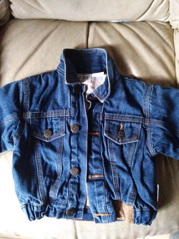 Veste en jeans epais