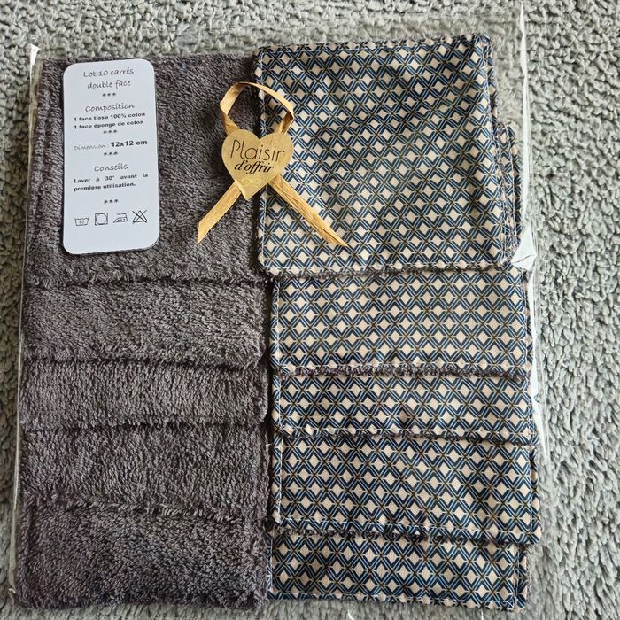 Lingettes lavables 12x12 cm