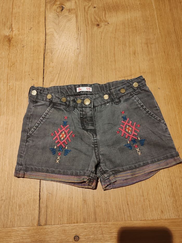 Short en jeans