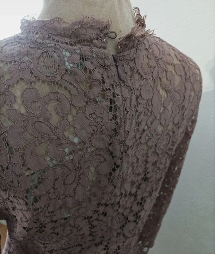 Magnifique blouse doublée en dentelle - photo numéro 5