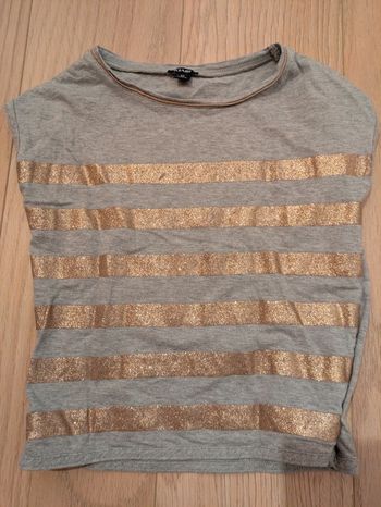 Tee-shirt gris fille