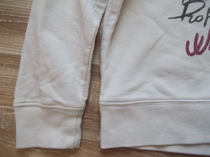 Sweat à capuche Bilook blanc écritures - photo numéro 3