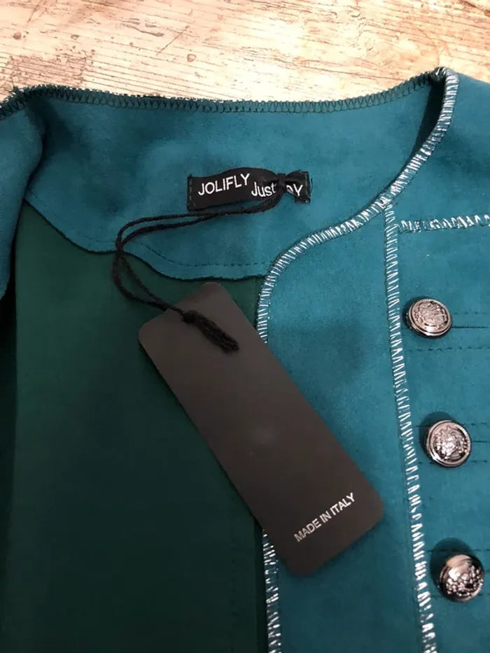 Veste vert canard Jolifly mad in Italie 🇮🇹 - photo numéro 6