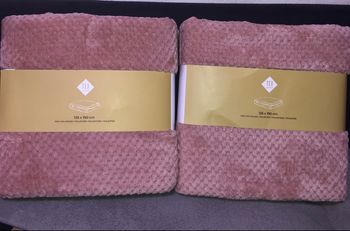 Lot 2 plaid roses neufs