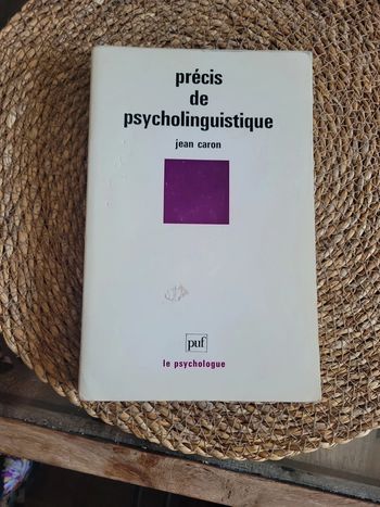 Précis de psycholinguistique.